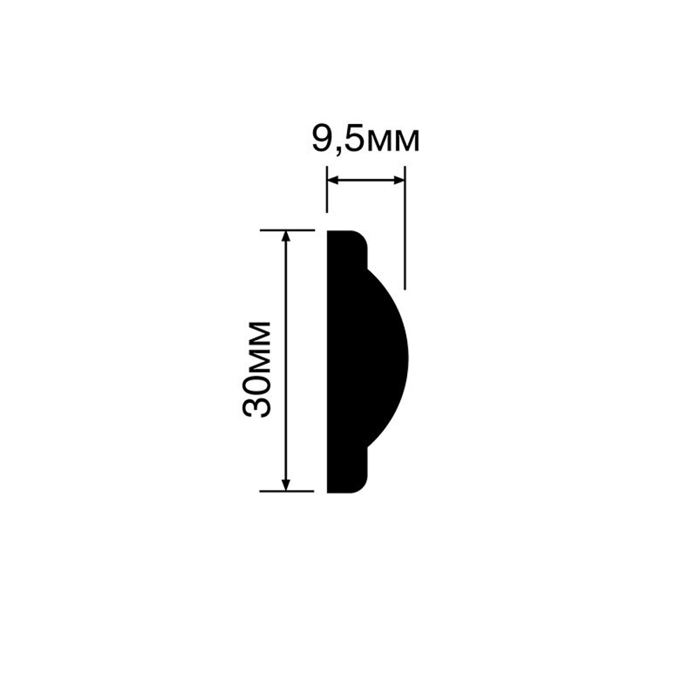 Молдинг Hi Wood D1030 (30*9,5*2000мм)