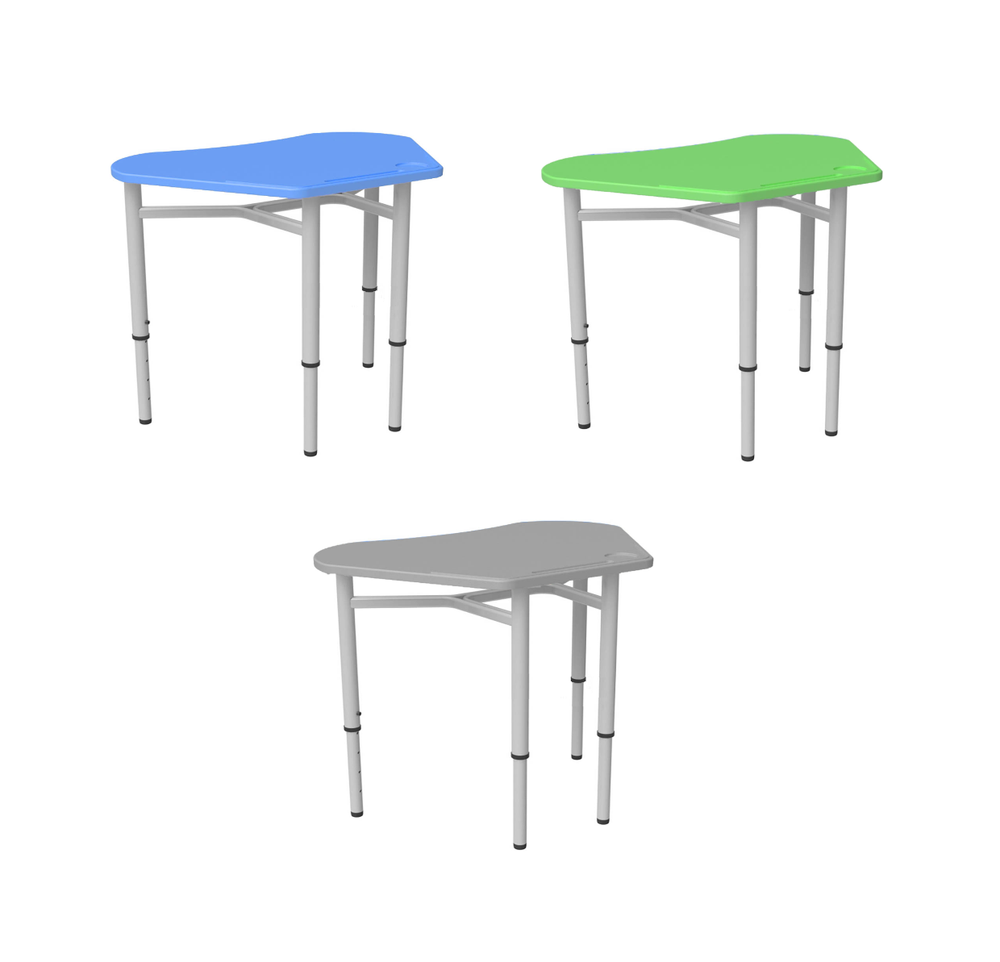 Стол Трапеция Пластик одноместный