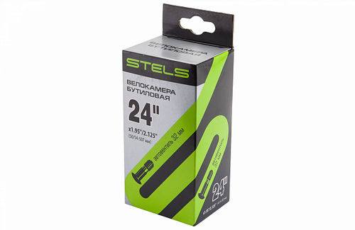 Велокамера 24"x1.95"/2.125" автовентиль CHAOYANG/STELS, в инд. упаковке