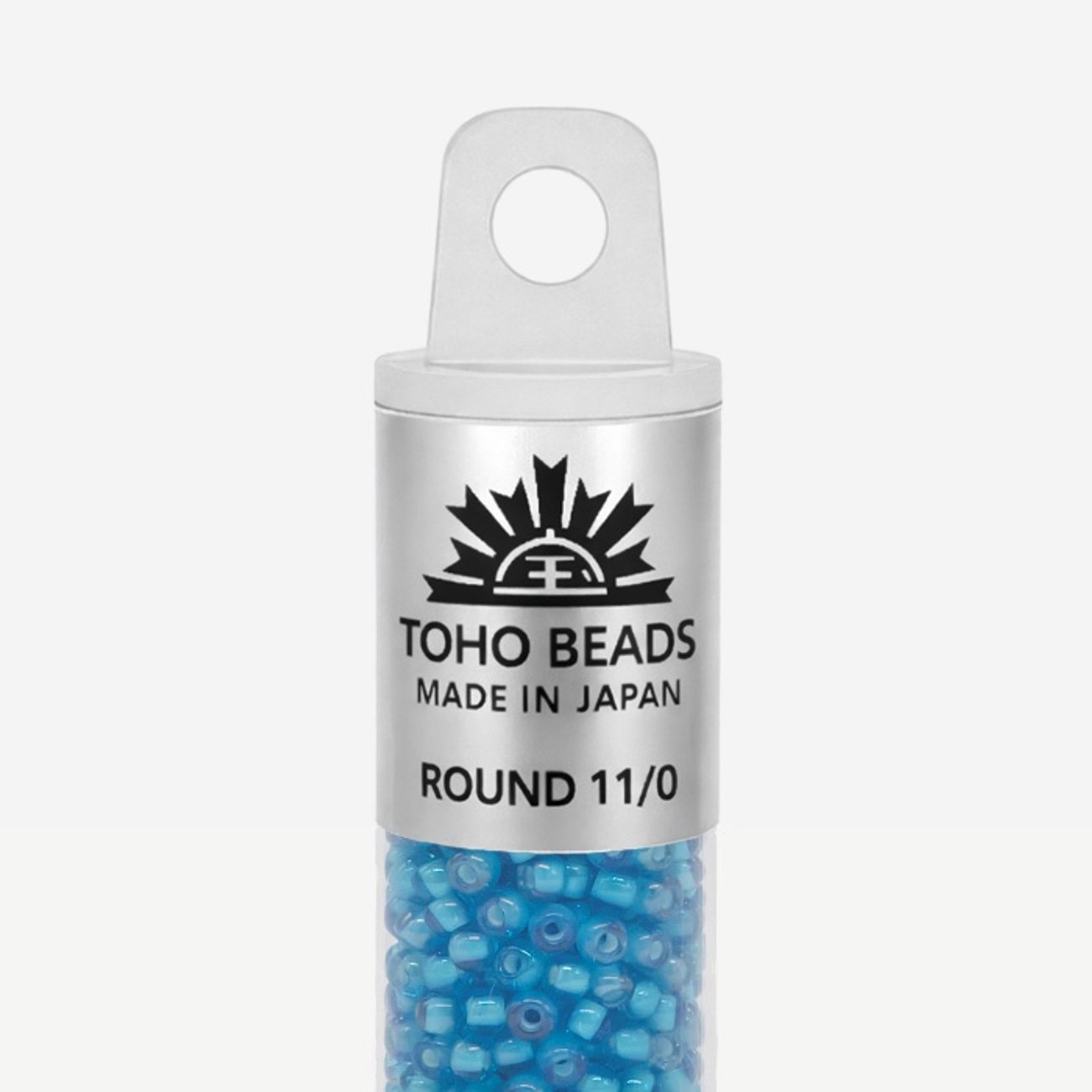 Японский бисер TOHO Round 11/0 (№931), окрашенный изнутри прозрачный