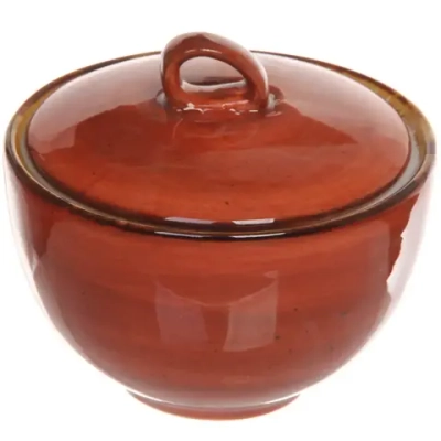 Сахарница керамическая 500мл «Corsica orange» 10*9см