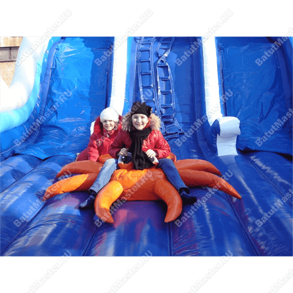 Коммерческий надувной батут "Большая волна"
