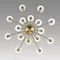 8033/16 CLASSI LN25 16 медь, металл/стекло Люстра подвесная Е14 16*40W 220V INCANTO