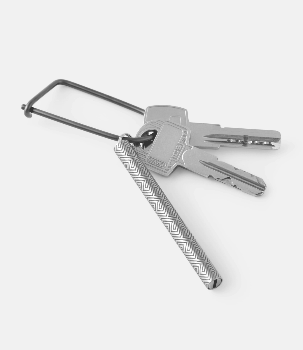 Blank Forces Chroma EDC Ink Titanium Zig Zag — ручка-брелок из титана
