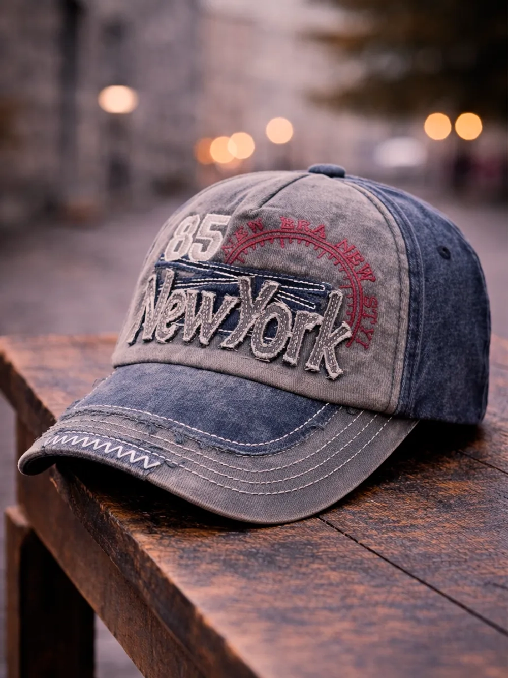 Бейсболка джинсовая New York