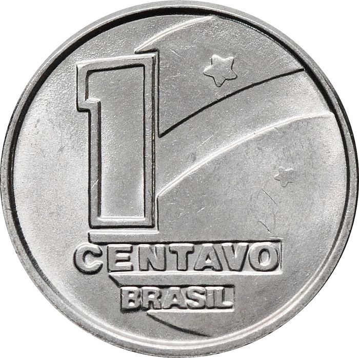 1 сентаво 1989 Бразилия