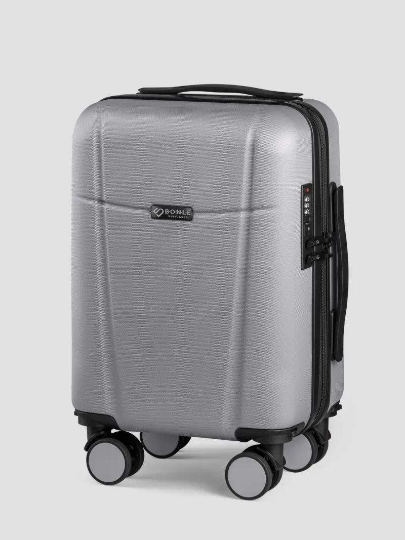 Чемодан Bonle размер XS Серебристый