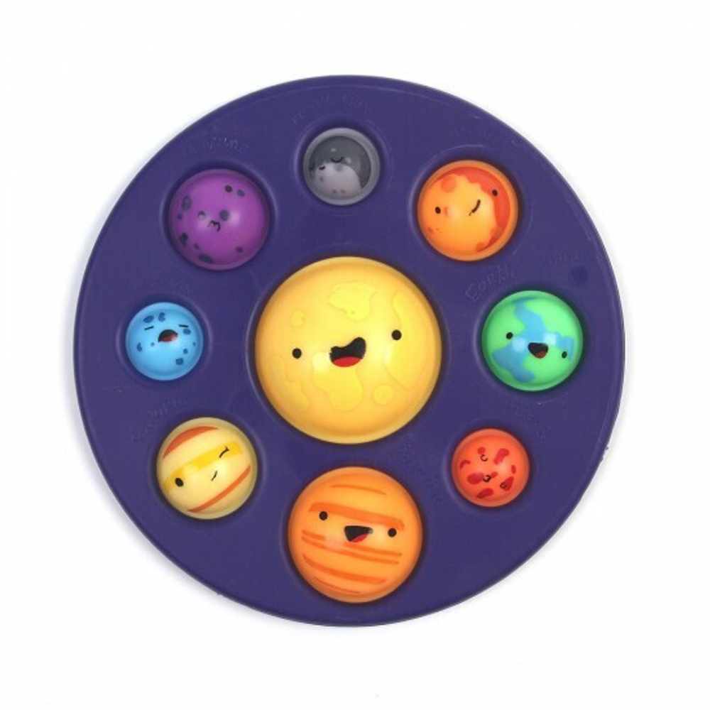Игрушка антистресс Симпл Димпл Планета, силикон, 012691 Синий