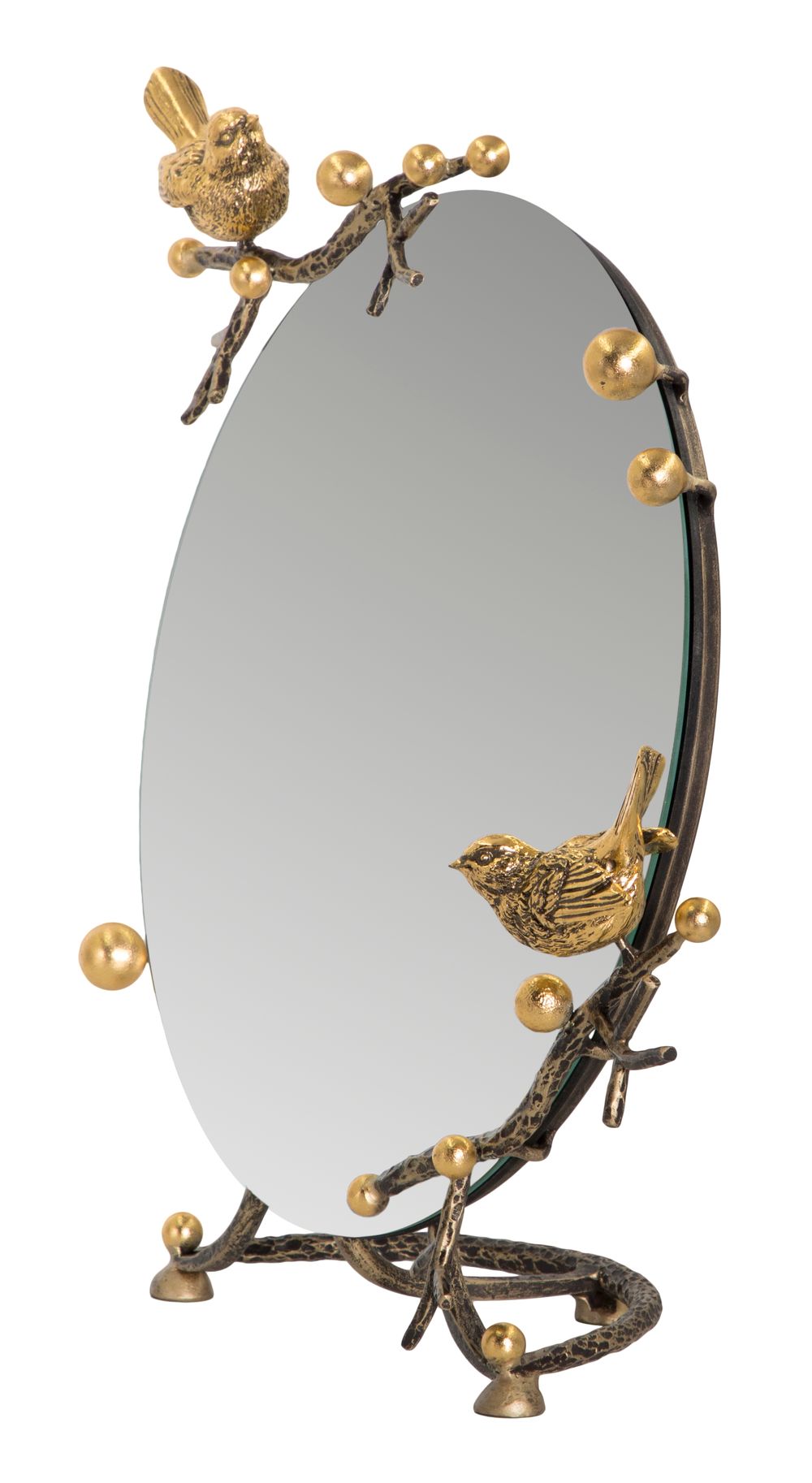 Зеркало Терра настольное Бронза