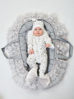 кокон для новорожденного гнездышко