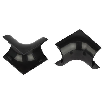 Внутренний угол ЭРА IC-KK-30-13-GR для полукруглого кабель-канала графит 30х13мм 2шт/комплект