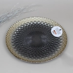 Тарелка 21см «Барокко блэк»