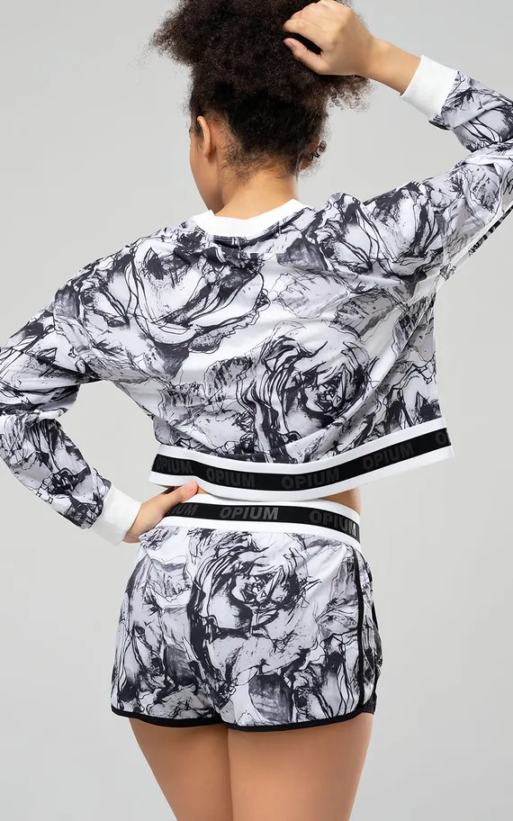 Шорты PF-79 Черно-Белый