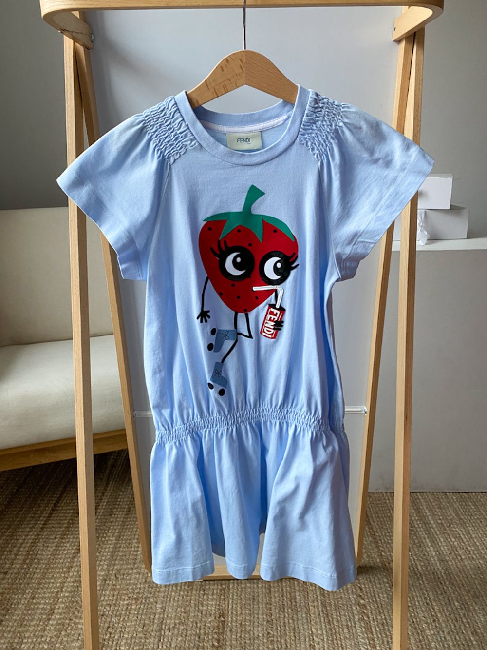 Хлопковое платье Fendi, 110