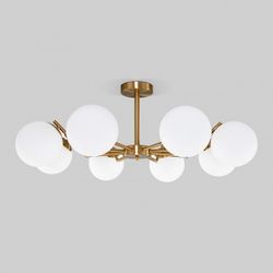 Люстра на штанге Eurosvet Frost 70154/8 латунь