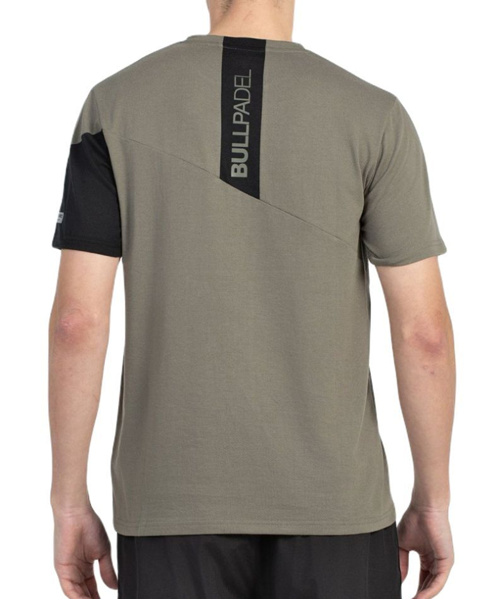 Мужская теннисная футболка Bullpadel Montia - зеленый