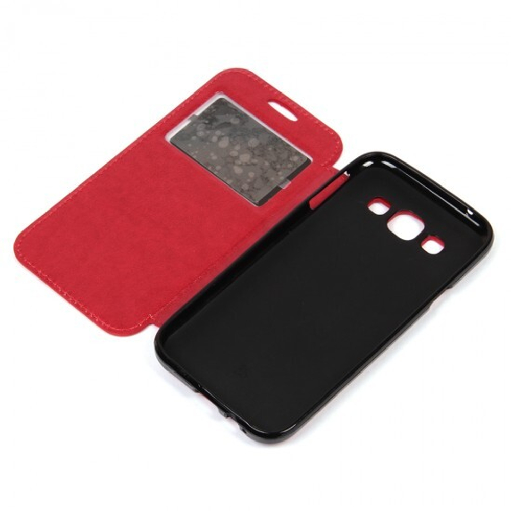 Чехол-книжка с магнитом для Samsung Galaxy E5, 007174-2 Черный