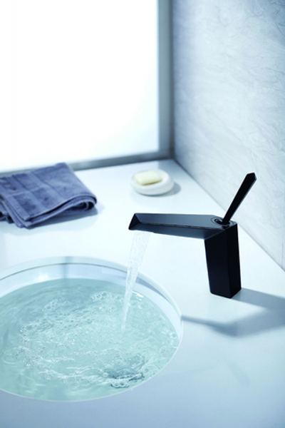 Смеситель ABBER Zeitlos AF8910B для раковины, черный матовый