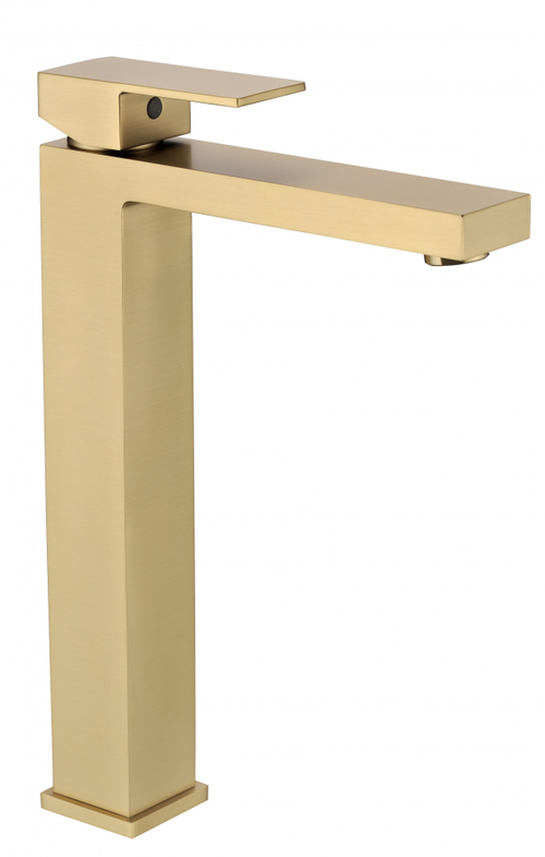 Смеситель для раковины Высокий Grocenberg GB3008MG Матовое золото