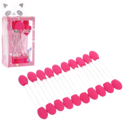 Аппликаторы для макияжа 10шт «KALISTO», цвет фуксия, 6,5*3,7см