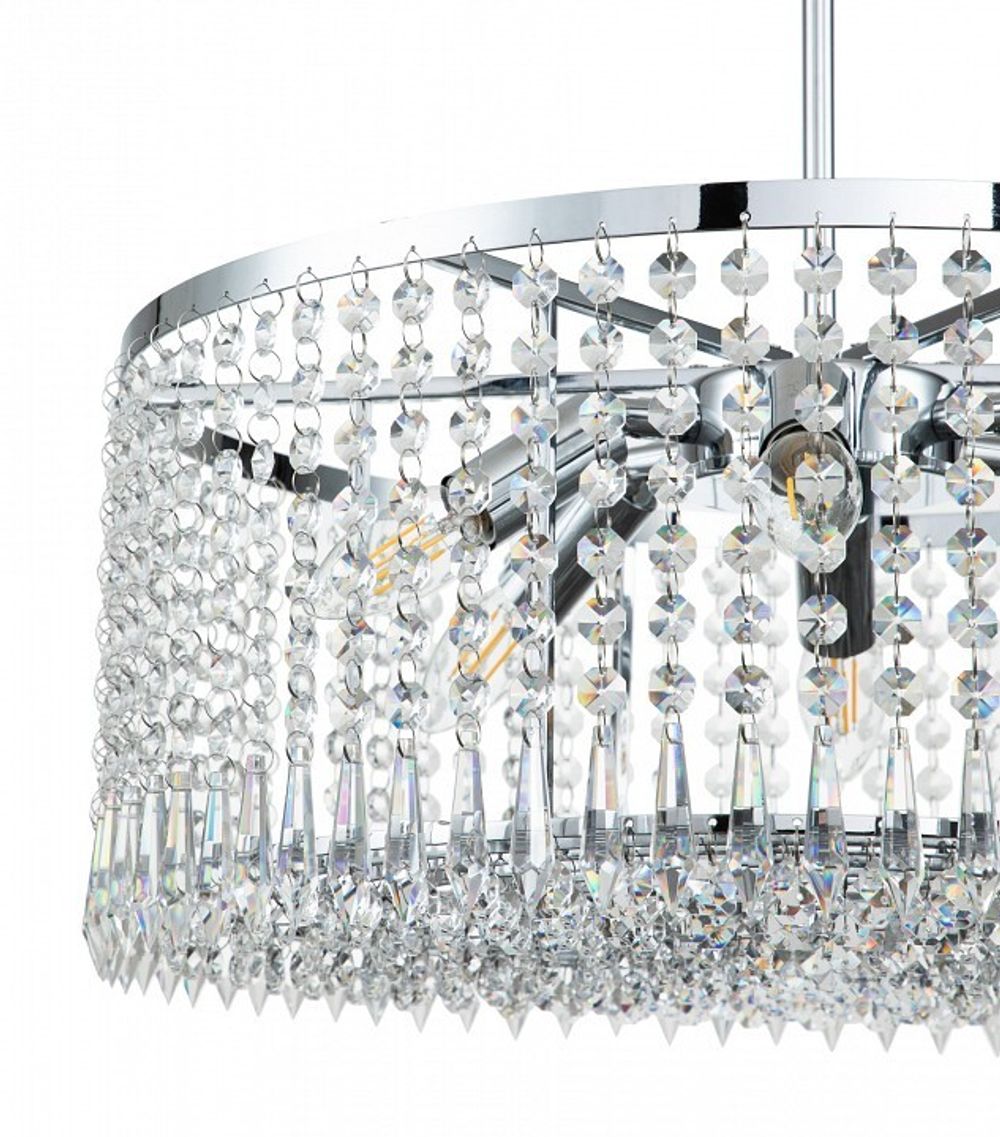 Люстра на штанге Indigo Sfarzo 12005/6R Chrome