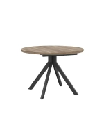 Стол кухонный обеденный круглый раздвижной 110х110х75,5 см