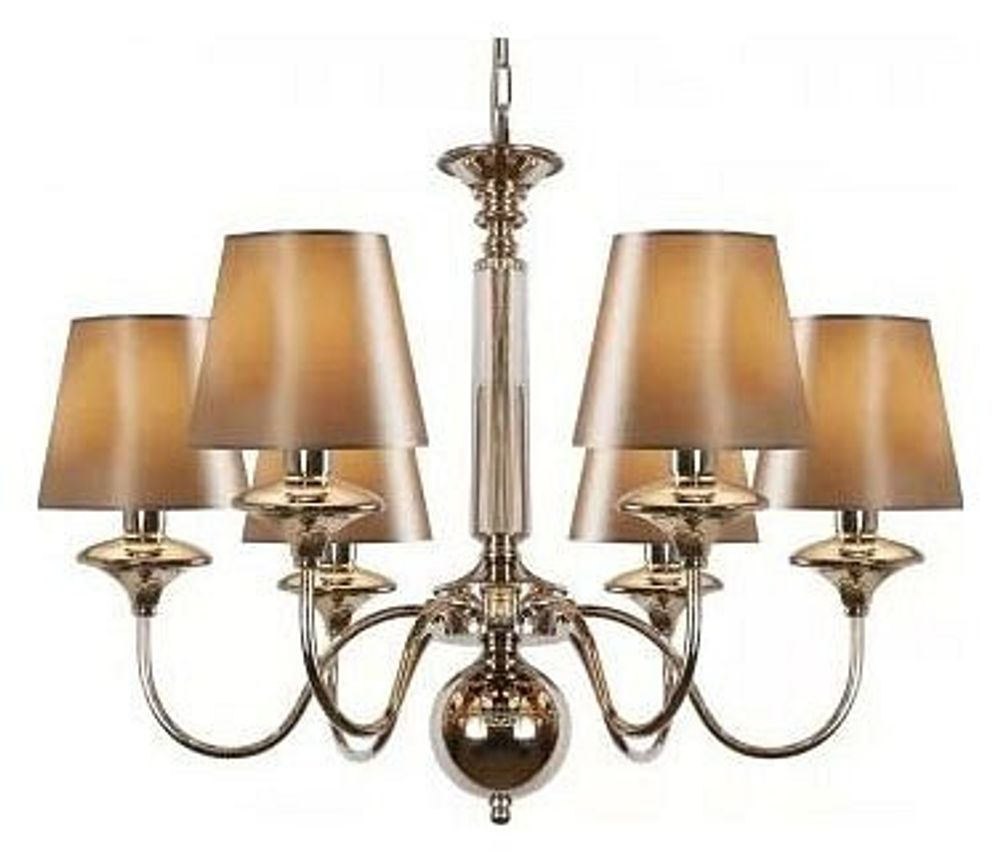 Подвесная люстра iLamp Rolling P2406-6  Nickel