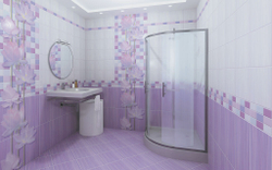 Панель ПВХ 3D Лотос фон 2700х250 мм