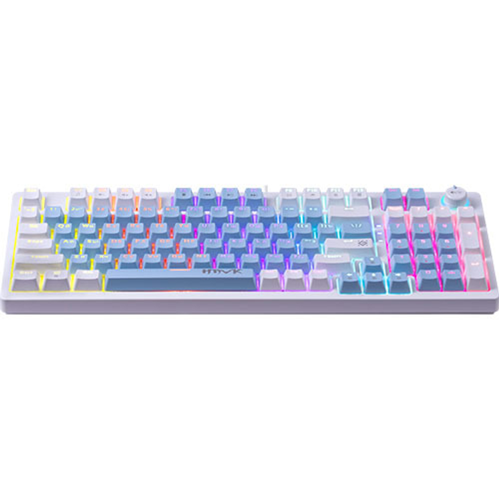 Механическая клавиатура Defender Hawk GK-418, USB, голубая