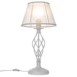 Citilux Ровена CL427810 Настольная лампа с абажуром Белая