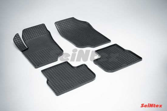 Резиновые коврики в салон Peugeot 207 (2006-2015) "Сетка"