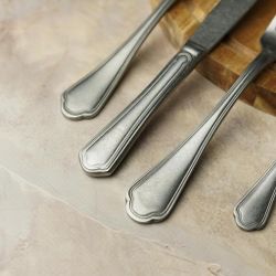 Нож столовый 23 см матовый серый цвет Vintage Style Noble [12]