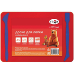 Доска для лепки А5+2 стека, пластик, красный (Гамма)