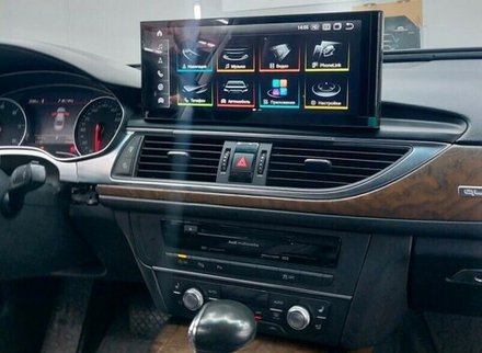 Магнитола Audi A6/A7 2011-2015 (штатный экран 8") - Radiola RDL-8506-12 монитор 12.3", Android 12, 8+128Гб, CarPlay, 4G SIM-слот