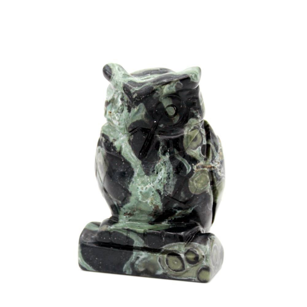 Сова натуральный камень асс.