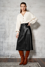 4760 Юбка женская (черный)