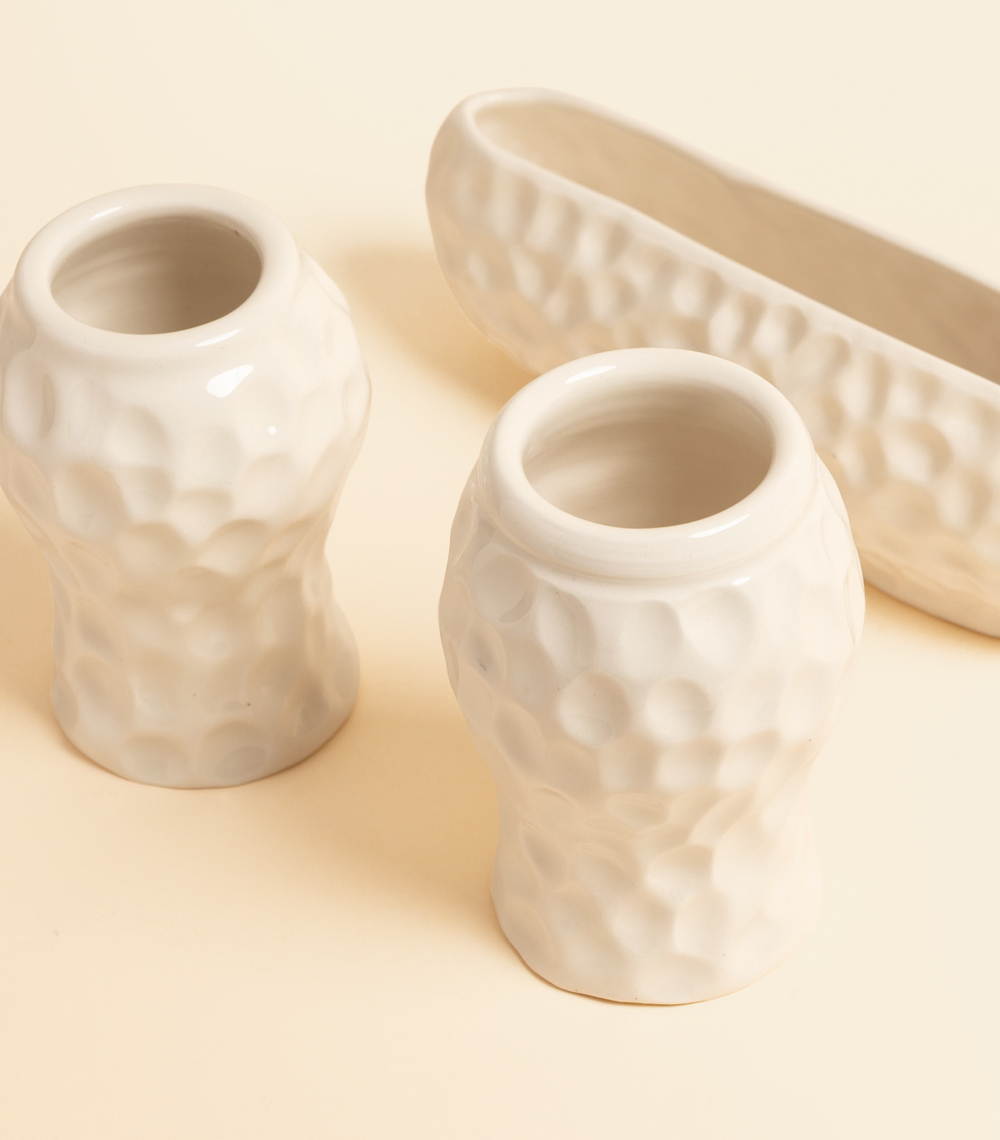 Ваза — Малая, белая | Пекарня