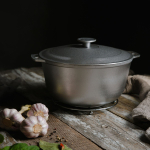 Казан алюминий, 4 л, с крыш, Гардарика, 401-00