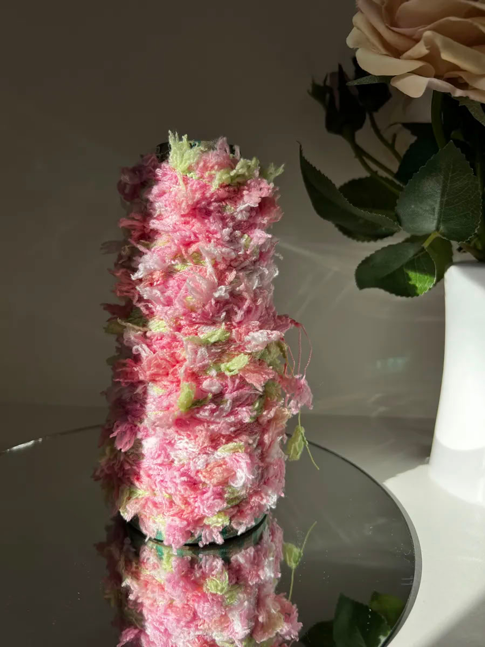 Пряжа Единорог UNICORN мультиколор с шишибриками 50 g