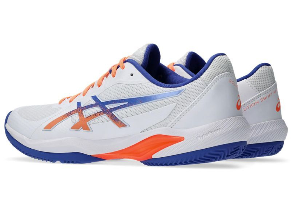 Мужские кроссовки для Падел Asics Solution Swift FF 2 Padel - white/dark cobalt