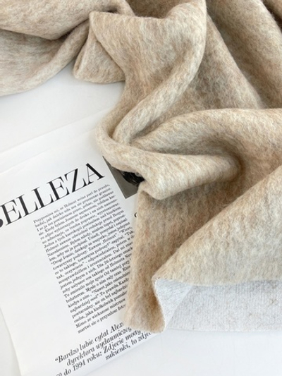 БЕЖ - Пальтовая ткань с шерстью (1249)