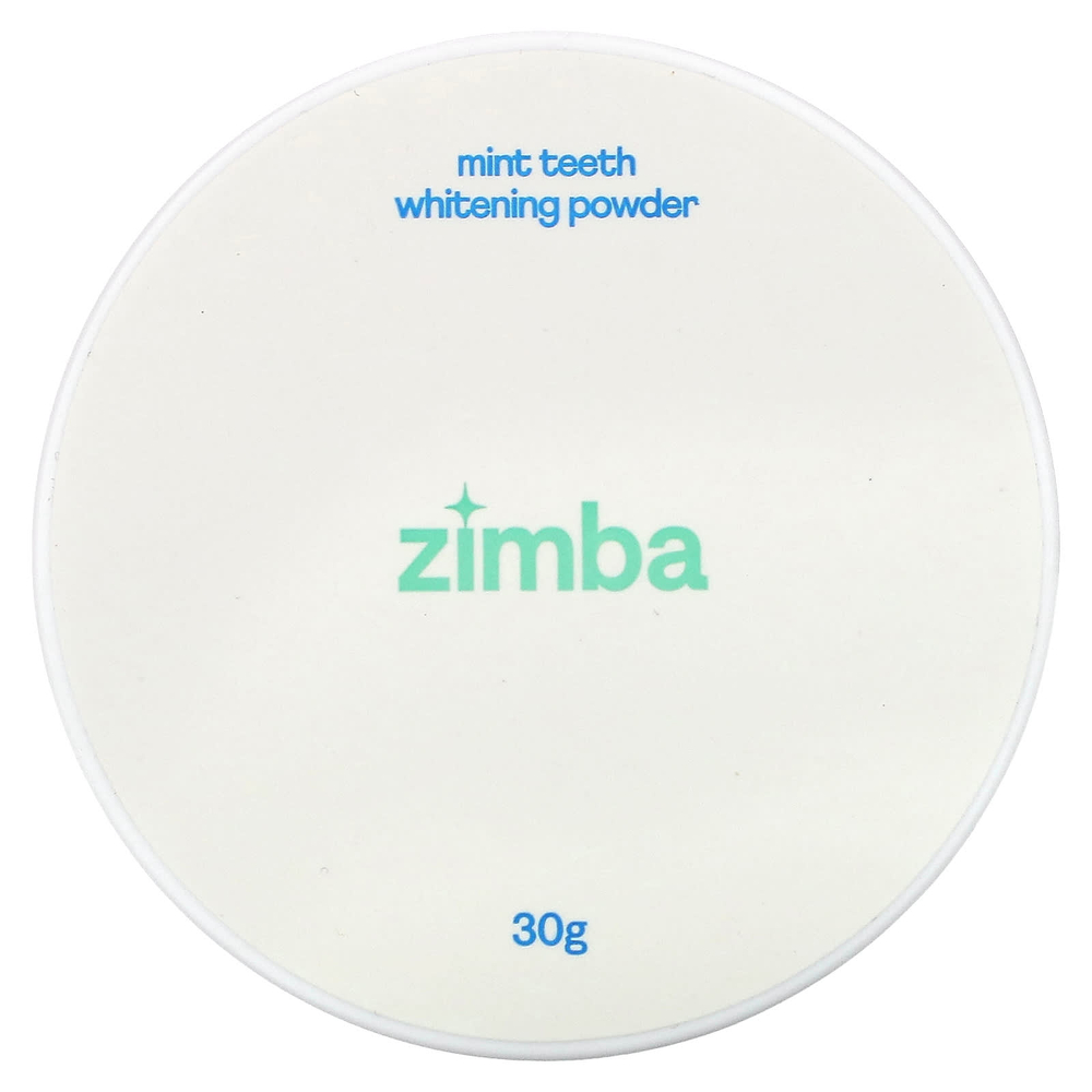 Zimba, порошок для отбеливания зубов с мятой, 30 г