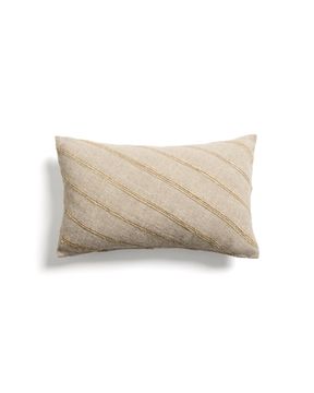 Чехол для подушки Riena бежевого цвета из хлопка и вискозы, 30 x 50 см