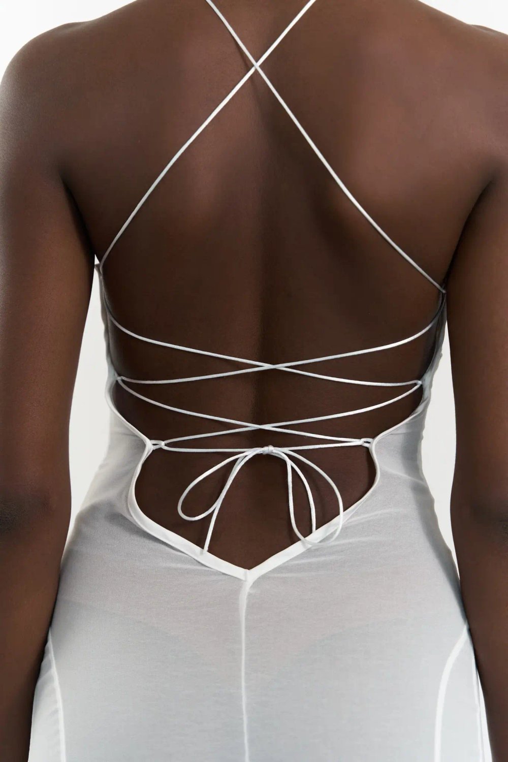 Платье шифоновое с атласным лифом