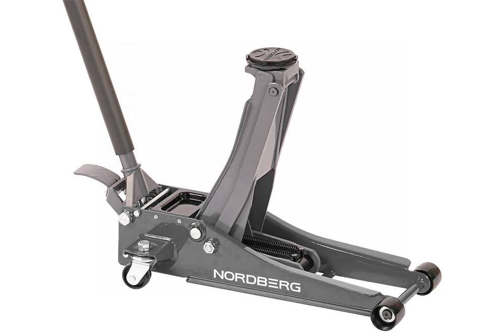 NORDBERG (N32032G) Домкрат подкатной 3,2 т, супернизкий подхват, педаль