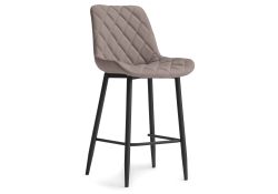 Полубарный стул Баодин Б/К латте / черный