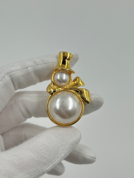 Брошь Снеговик