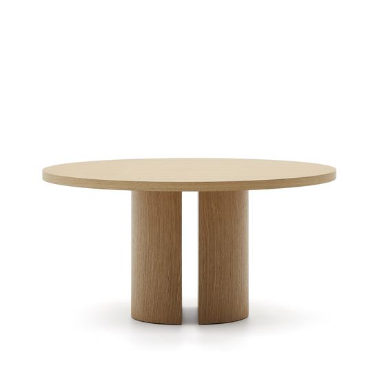 Круглый стол Nealy с дубовым шпоном в натуральной отделке, Ø 150 Испания La Forma