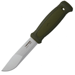 Нож Morakniv Kansbol, нержавеющая сталь, прорезиненная ручка, цвет зеленый+ножны