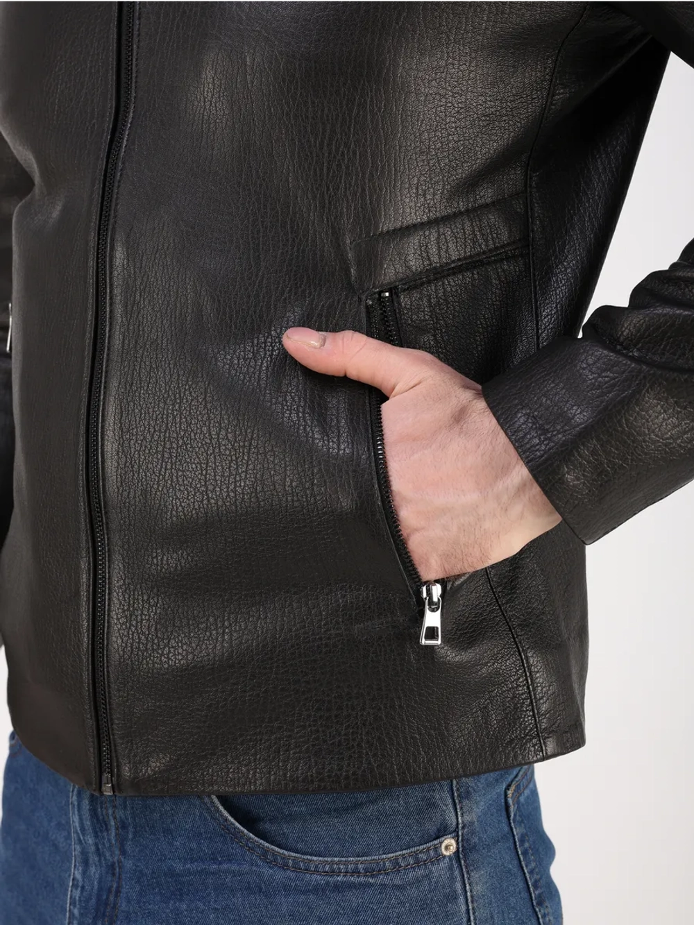 Кожаная куртка демисезонная натуральная